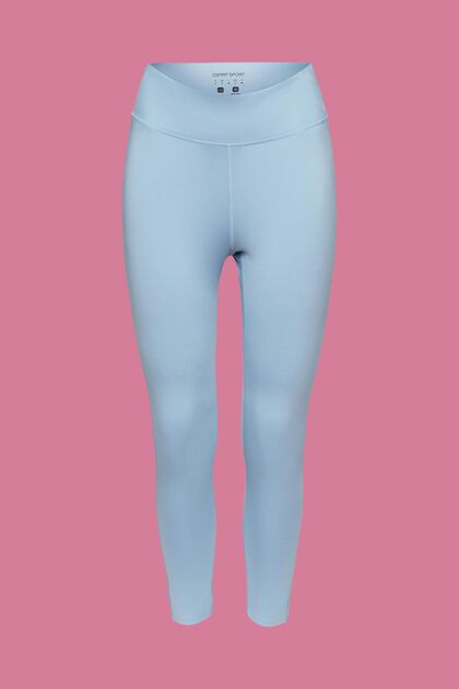 Activewear-Leggings mit E-DRY-Finish, PASTEL BLUE, overview