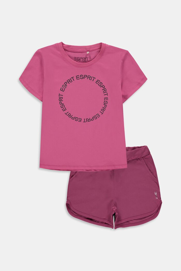 Gemischtes Set: T-Shirt und Shorts, PINK FUCHSIA, detail image number 0