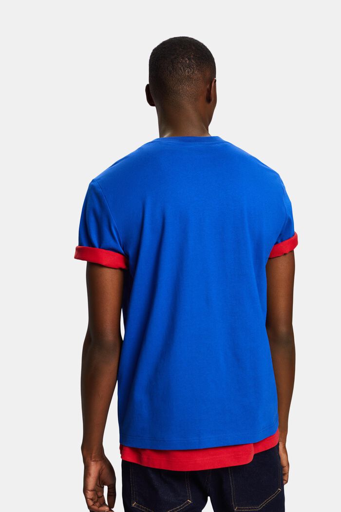Unisex Logo-T-Shirt, BRIGHT BLUE, detail image number 2