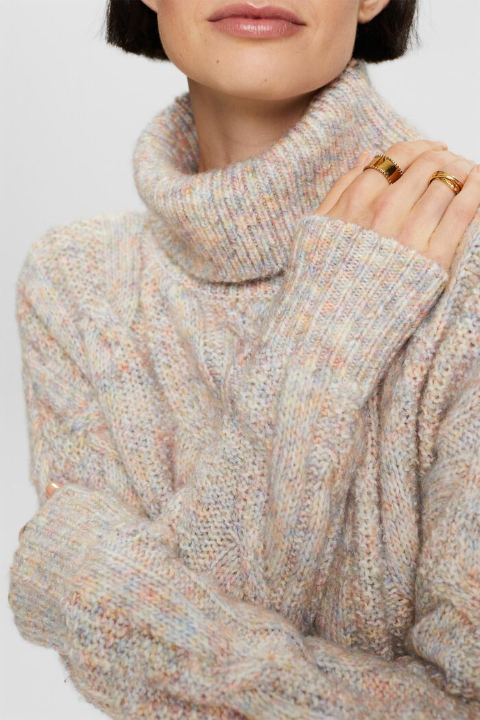Sweaters, PASTEL BLUE, detail image number 2