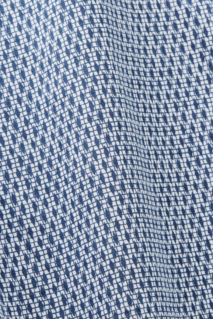 Baumwollhemd mit Print in bequemer Passform, GREY BLUE, detail image number 4