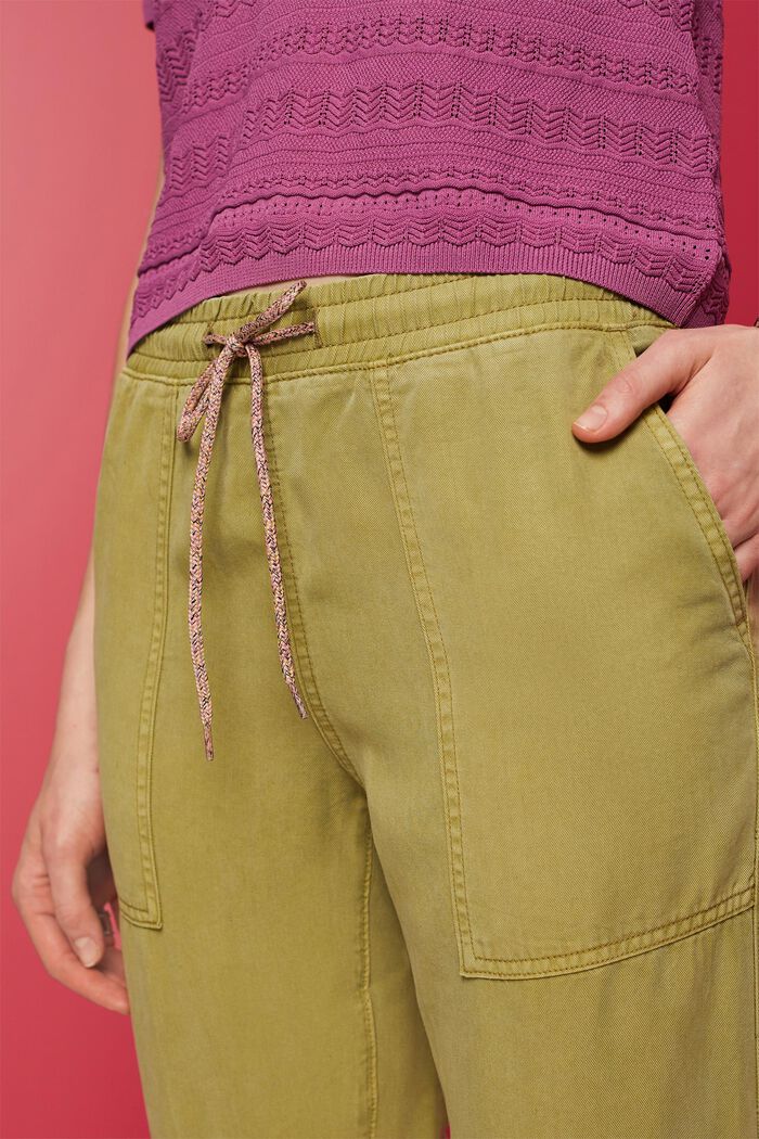 Pants mit elastischem Bund, PISTACHIO GREEN, detail image number 2