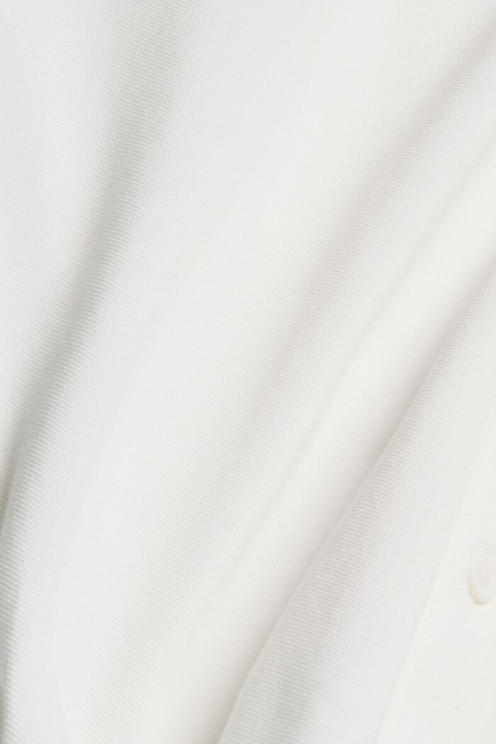 Piqué-Longsleeve, merzerisierte Bio-Baumwolle, OFF WHITE, detail image number 5