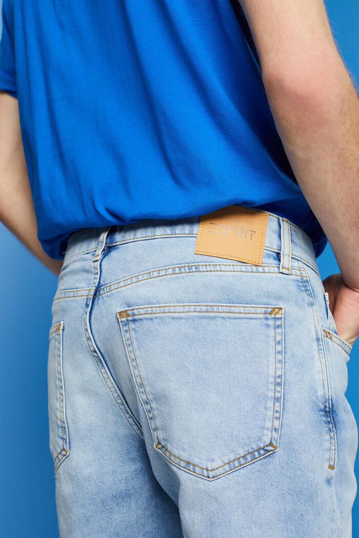 Lockere Stretch-Jeans, BLUE LIGHT WASHED, detail image number 4