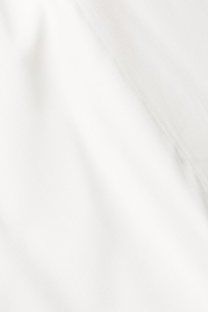 Bluse mit geschlitztem Ausschnitt, LENZING™ ECOVERO™, OFF WHITE, detail image number 5