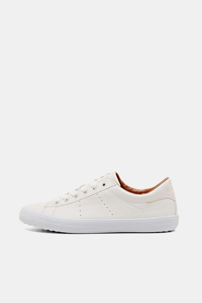 Sneaker in Leder-Optik, OFF WHITE, detail image number 0
