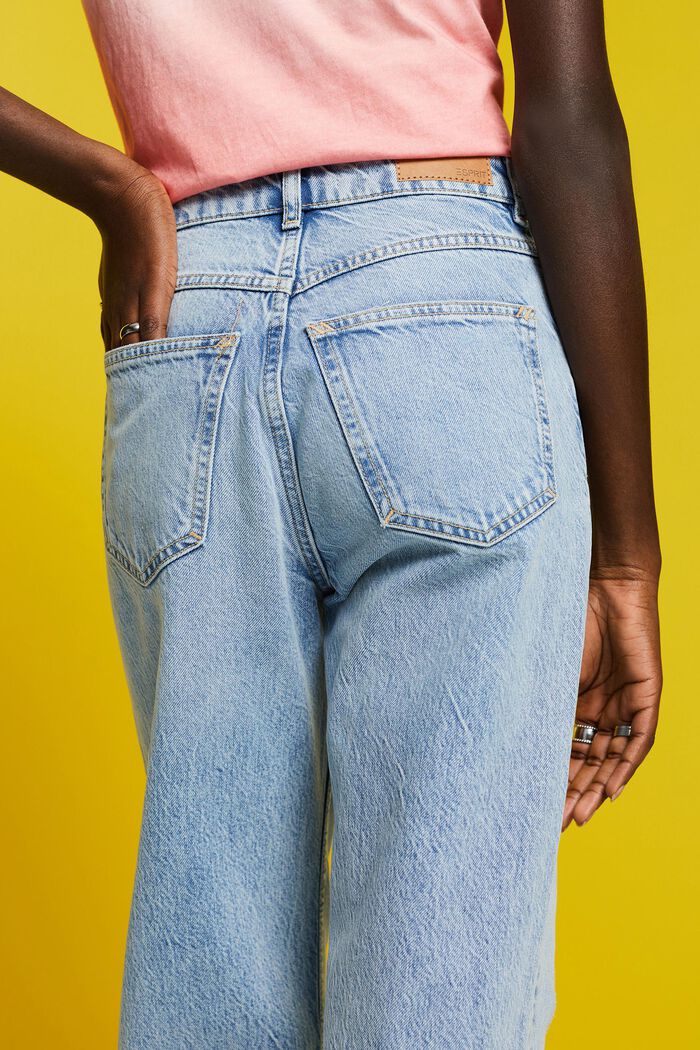 Jeans im 80er-Jahre Look mit gerader Passform, BLUE LIGHT WASHED, detail image number 2
