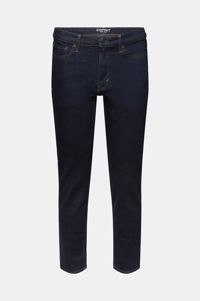 Jeans mit schmal zulaufendem Bein, BLUE RINSE, detail image number 7
