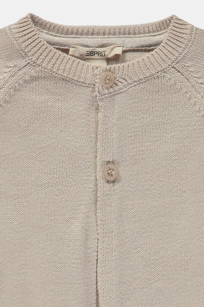 Jackets indoor knitted, LIGHT BEIGE, detail image number 2