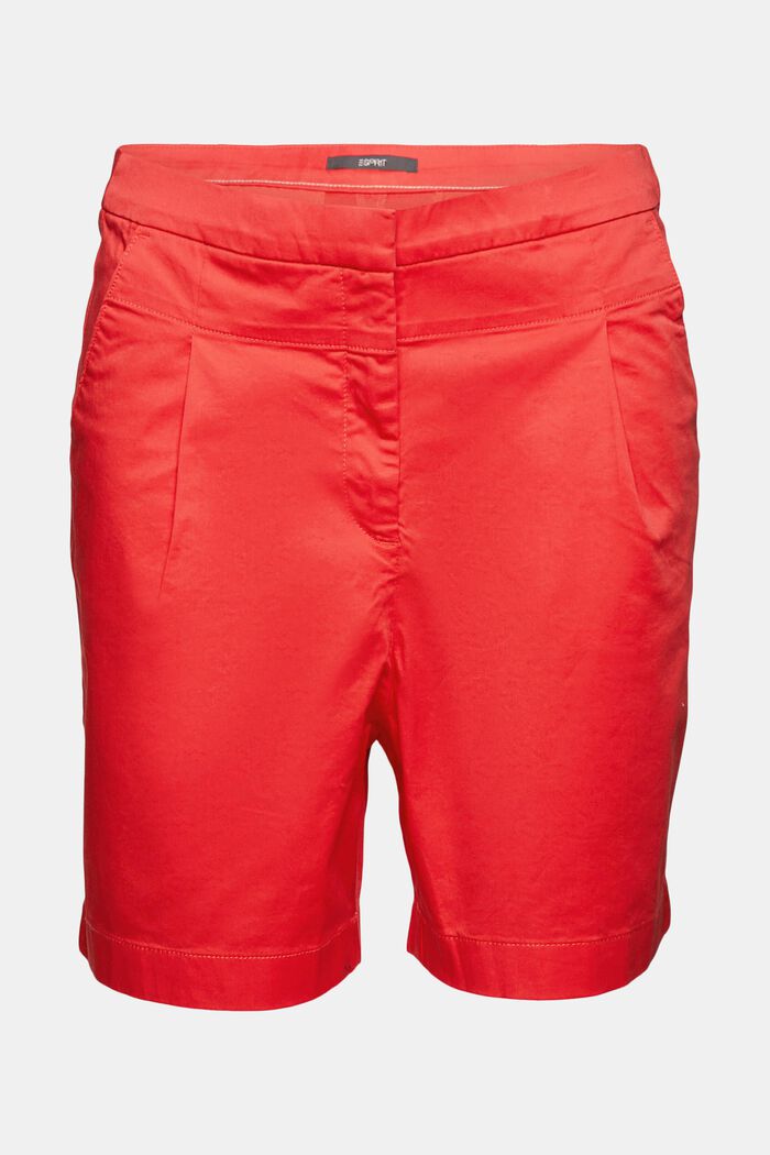 Bemuda-Shorts aus Pima Baumwolle, RED, detail image number 6