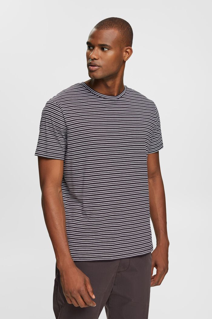 Jersey T-Shirt, 100% Baumwolle, BLACK, overview