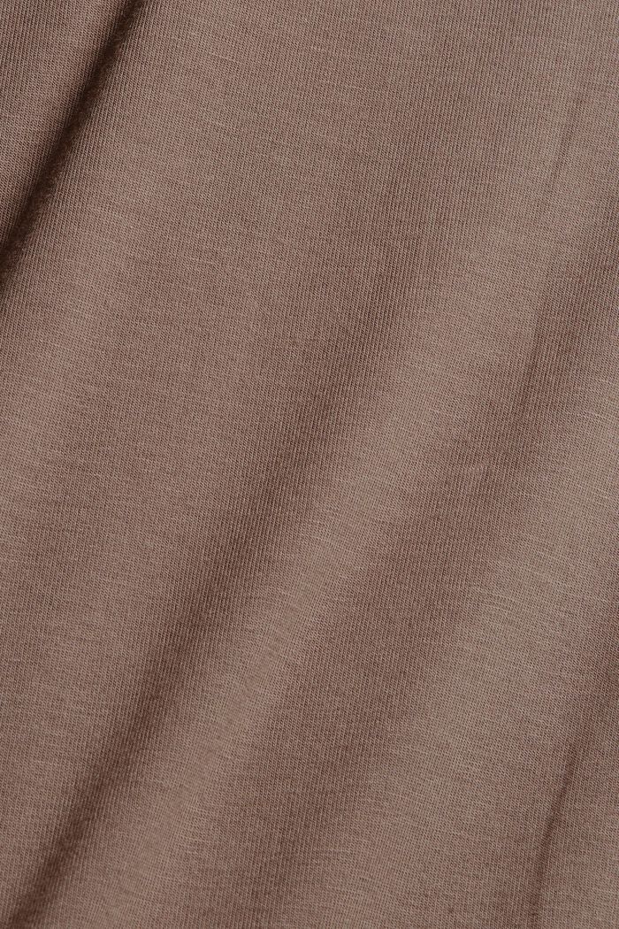Jersey-Nachthemd aus LENZING™ ECOVERO™, TAUPE, detail image number 4