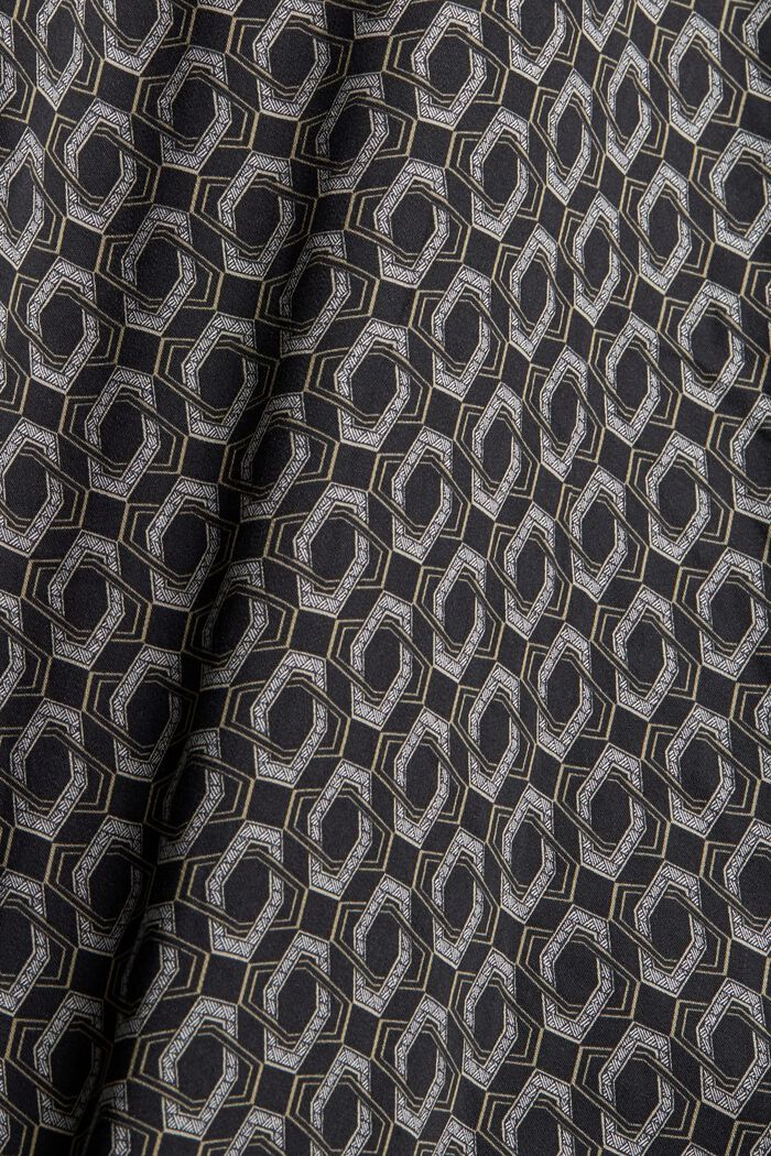 Hemdblusenkleid aus LENZING™ ECOVERO™, BLACK, detail image number 4