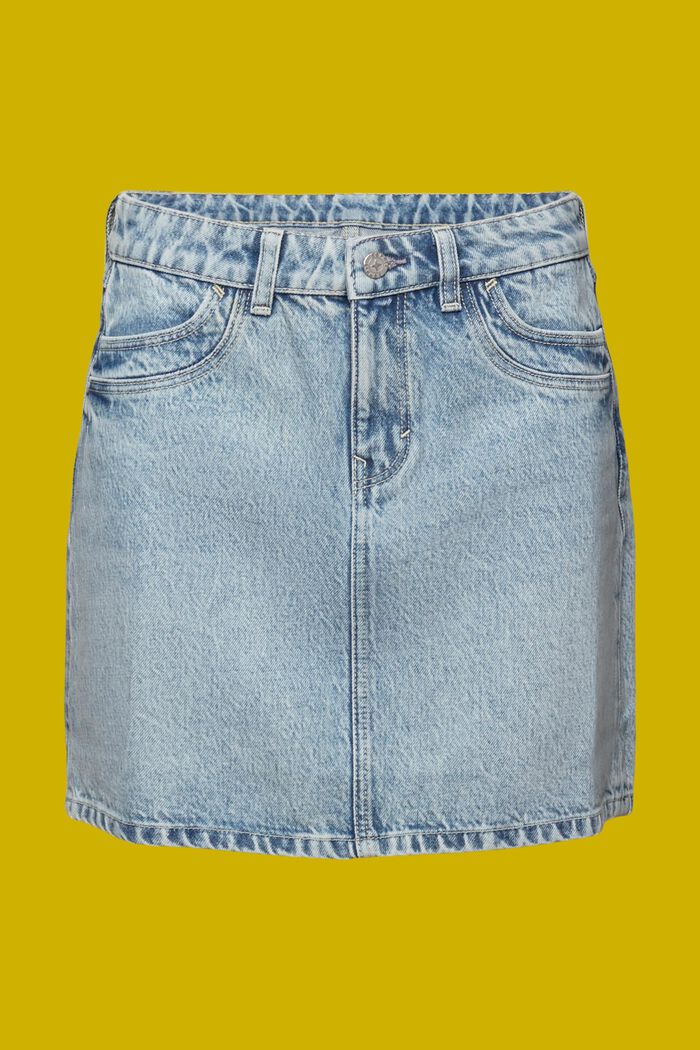 Jeans-Minirock, TENCEL™, BLUE BLEACHED, detail image number 6