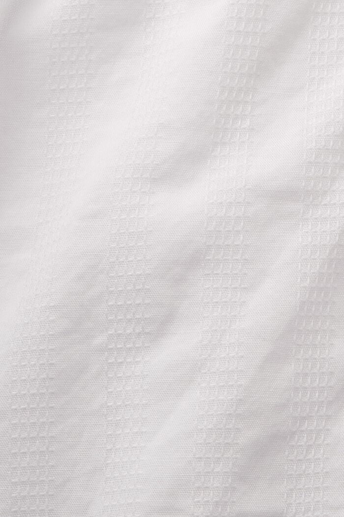 Ärmellose Bluse, 100 % Baumwolle, WHITE, detail image number 5