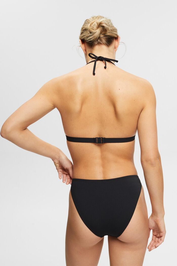 Neckholder-Bikinioberteil mit Bindebändern, BLACK, detail image number 2