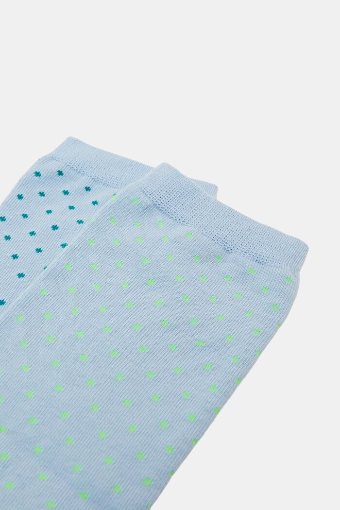 2er-Set Socken mit Polka Dots, Bio-Baumwolle, CLOUD, detail image number 2