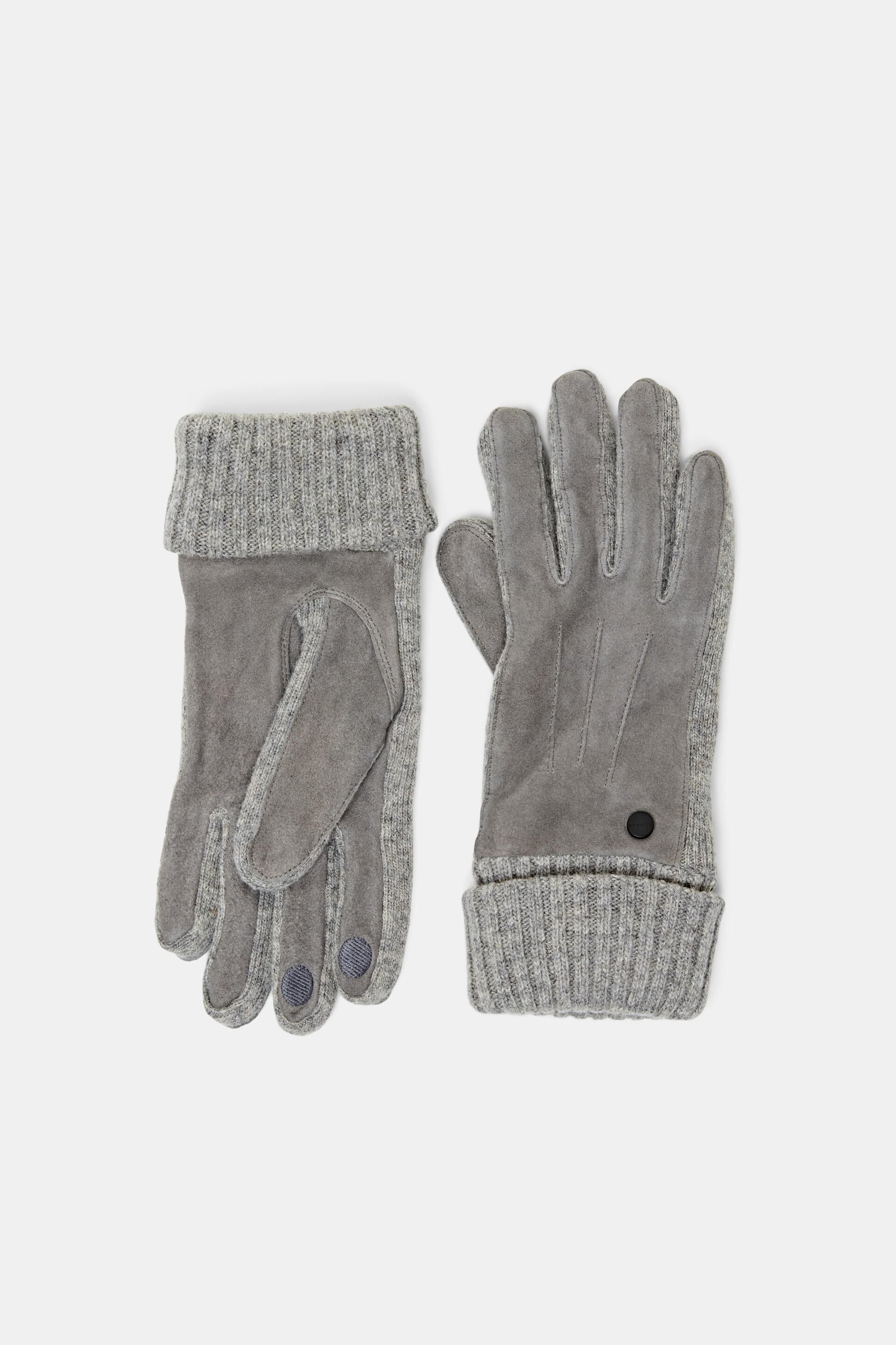 Graue Handschuhe Damen Accessoires Handschuhe Esprit Handschuhe 