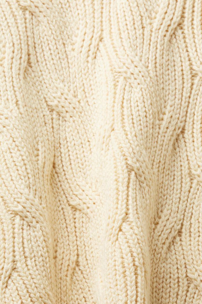 Grobstrickpullover mit Zopfmuster, ICE, detail image number 5