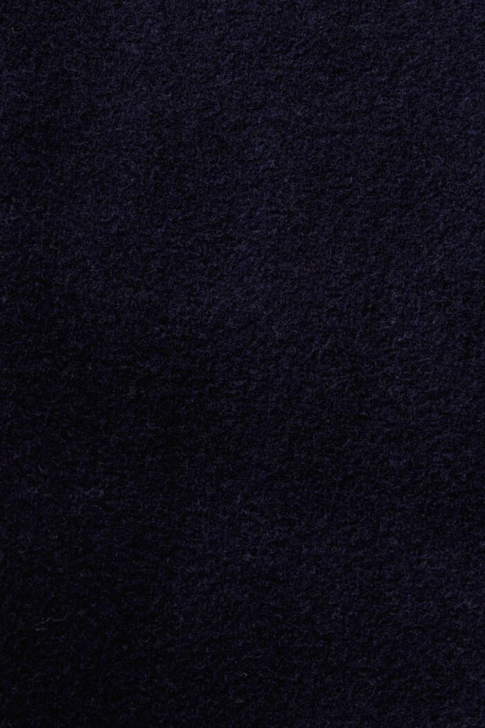 Mantel aus Wollmix mit Knebelknöpfen, NAVY, detail image number 5
