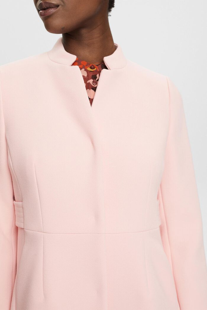 Taillierter Mantel mit umgekehrtem Reverskragen, PINK, detail image number 2