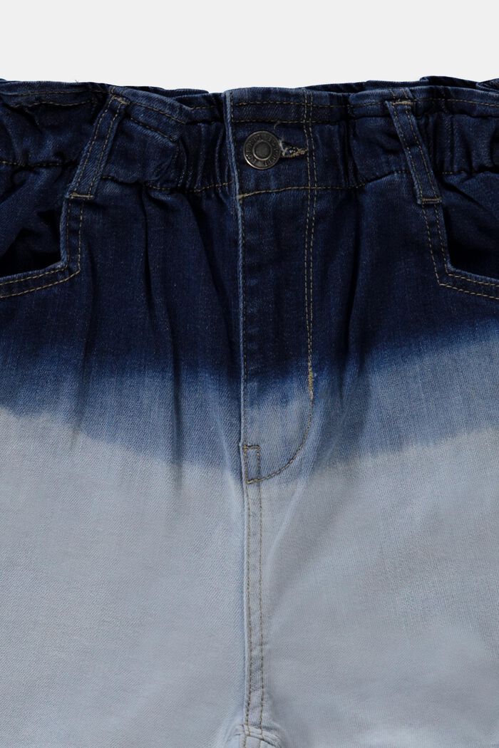 Zweifarbige Jeans-Shorts, BLUE BLEACHED, detail image number 2