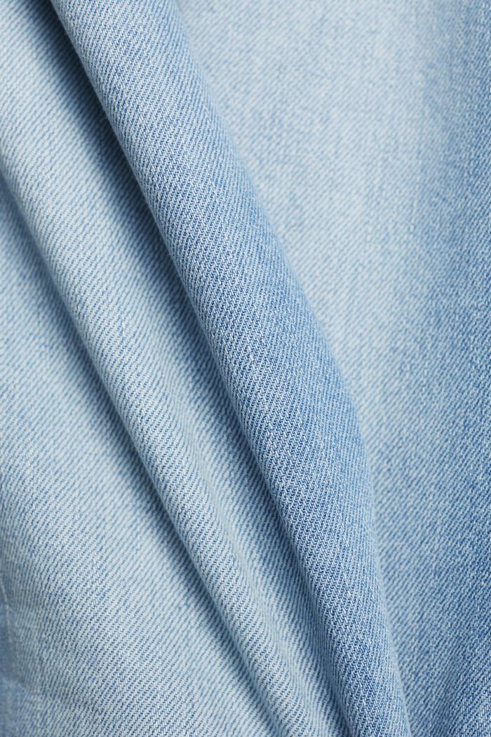 High-Rise-Jeans in Mom Fit, BLUE MEDIUM WASHED, detail image number 6