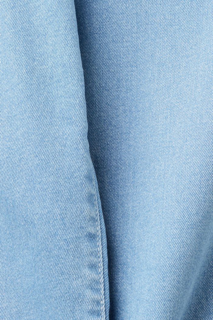 Slim-Fit-Jeans mit mittlerer Bundhöhe, BLUE LIGHT WASHED, detail image number 6