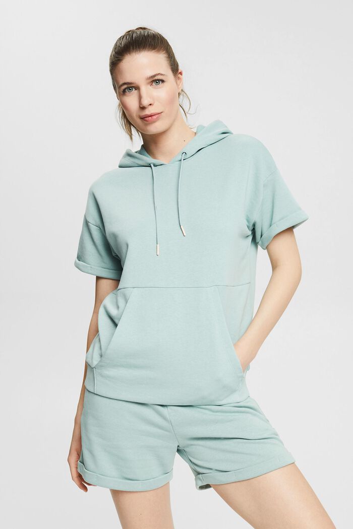 Women Jacken & Sweatshirts | Recycelt: kurzärmeliger Hoodie - UI42711