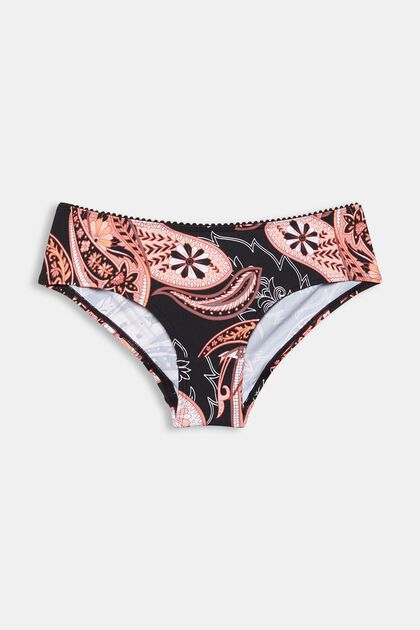 Recycelt: Bikini-Shorts mit Paisley-Print