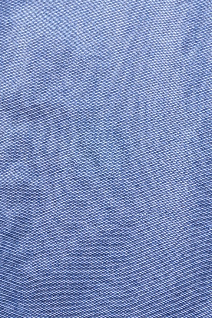 Button-Down-Hemd aus Baumwollpopeline, BRIGHT BLUE, detail image number 4