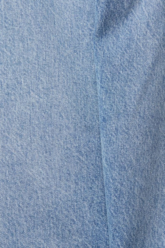 Dad-Jeans aus Baumwolle, BLUE LIGHT WASHED, detail image number 7