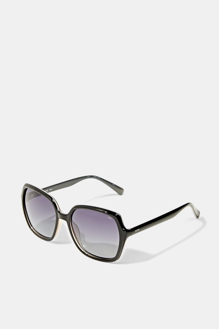 Statement-Sonnenbrille mit großen Gläsern, BLACK, detail image number 3