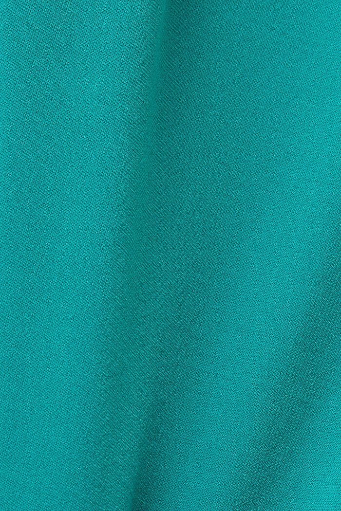 Ärmelloser Jumpsuit mit Ausschnitt in Wickel-Optik, EMERALD GREEN, detail image number 5