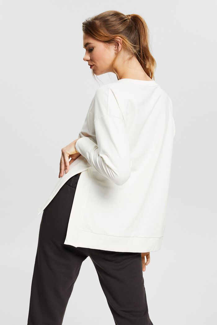Sweatshirt aus Organic Cotton, OFF WHITE, detail image number 3