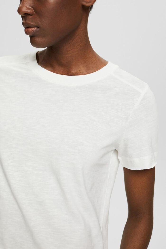 T-Shirt  aus 100% Organic Cotton, OFF WHITE, detail image number 2