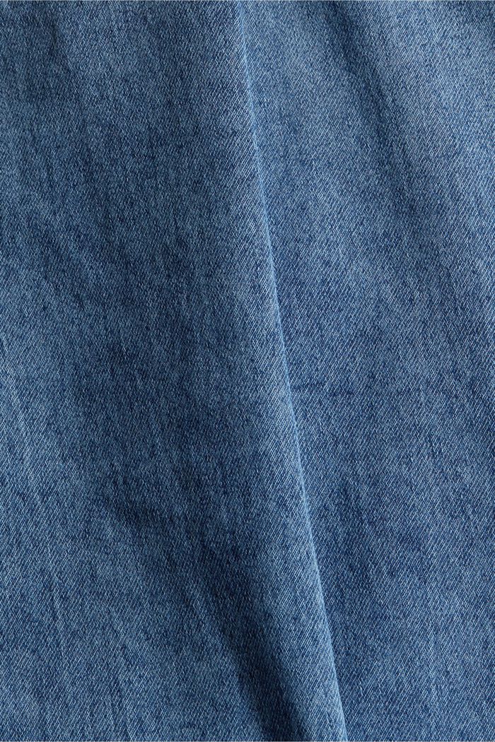 Boyfriend Jeans mit Kordelzug, BLUE MEDIUM WASHED, detail image number 4