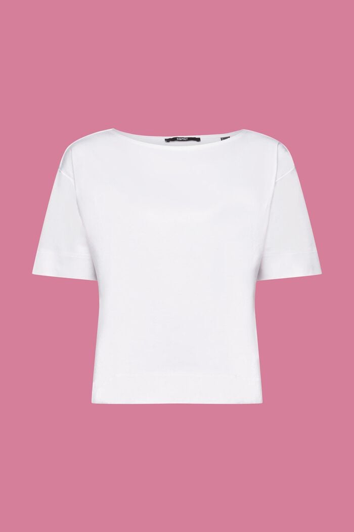 Boxy T-Shirt, TENCEL™, WHITE, detail image number 6