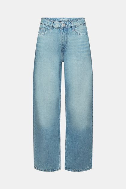 Retro-Jeans in lockerer Passform mit hohem Bund