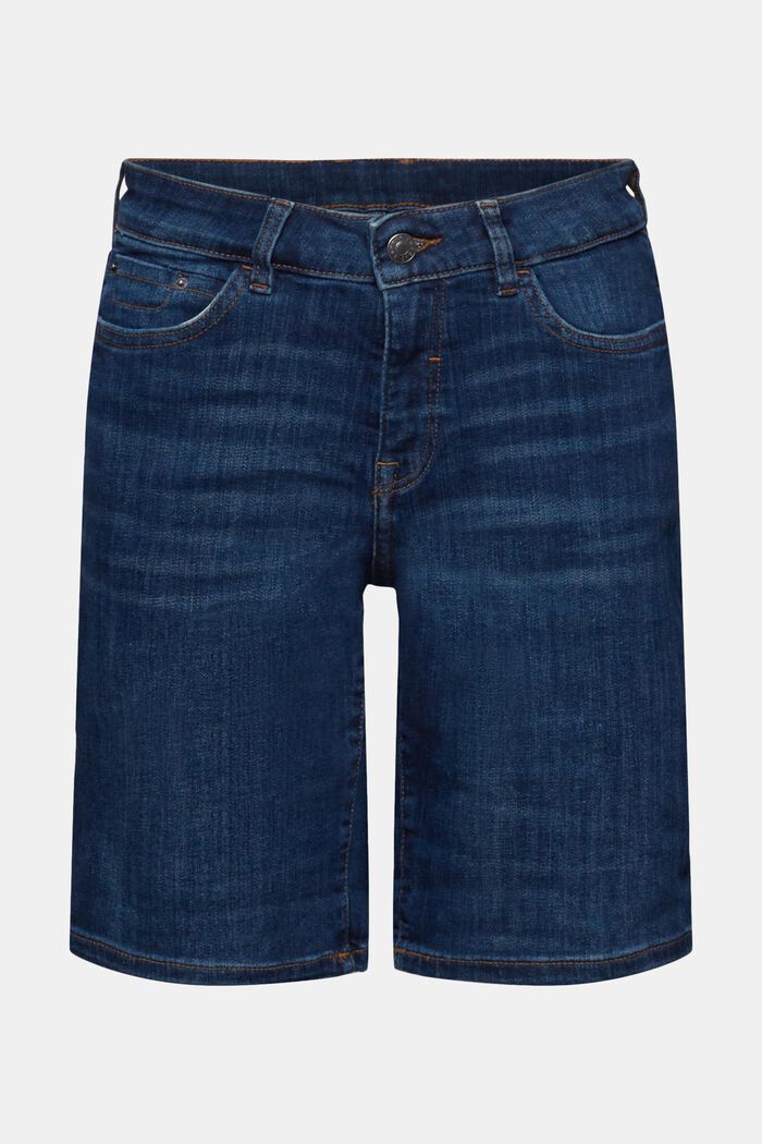 Jeans-Shorts mit Stretch, BLUE DARK WASHED, detail image number 7
