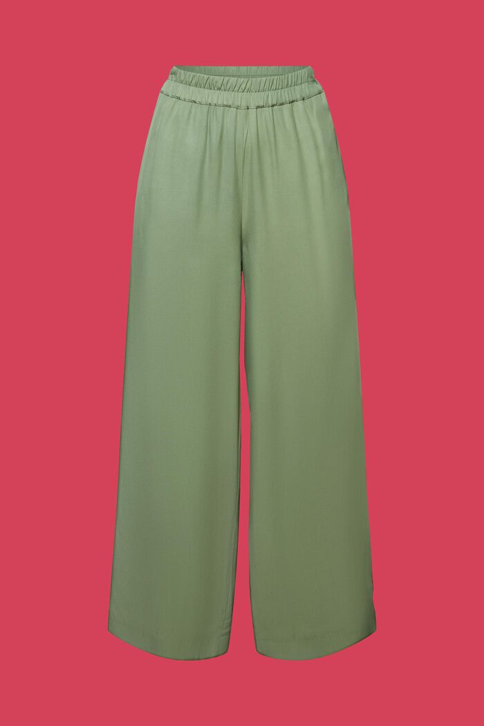 Pull-on-Culotte aus Twill, PALE KHAKI, detail image number 7