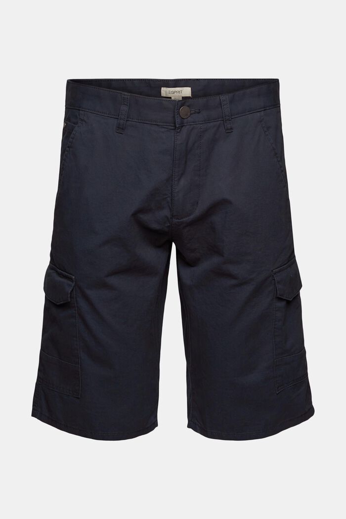 Cargo-Shorts aus 100% Baumwolle, NAVY, detail image number 5