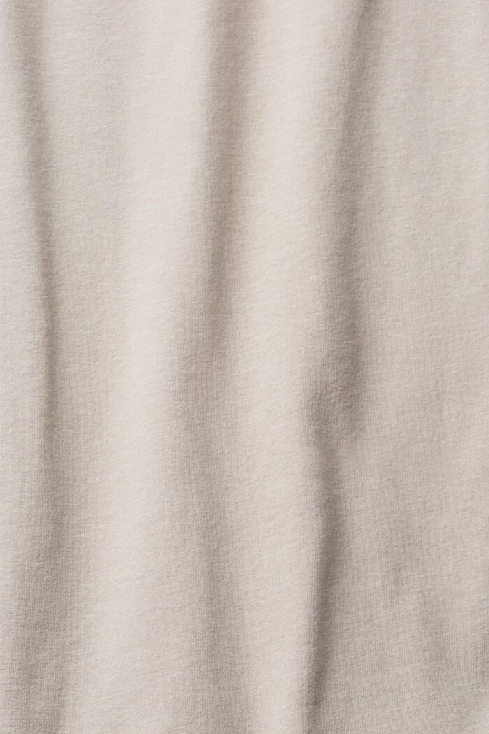 Longsleeve aus Jersey, LIGHT TAUPE, detail image number 5