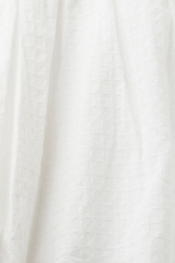 Oversize-Bluse, 100 % Baumwolle, WHITE, detail image number 6