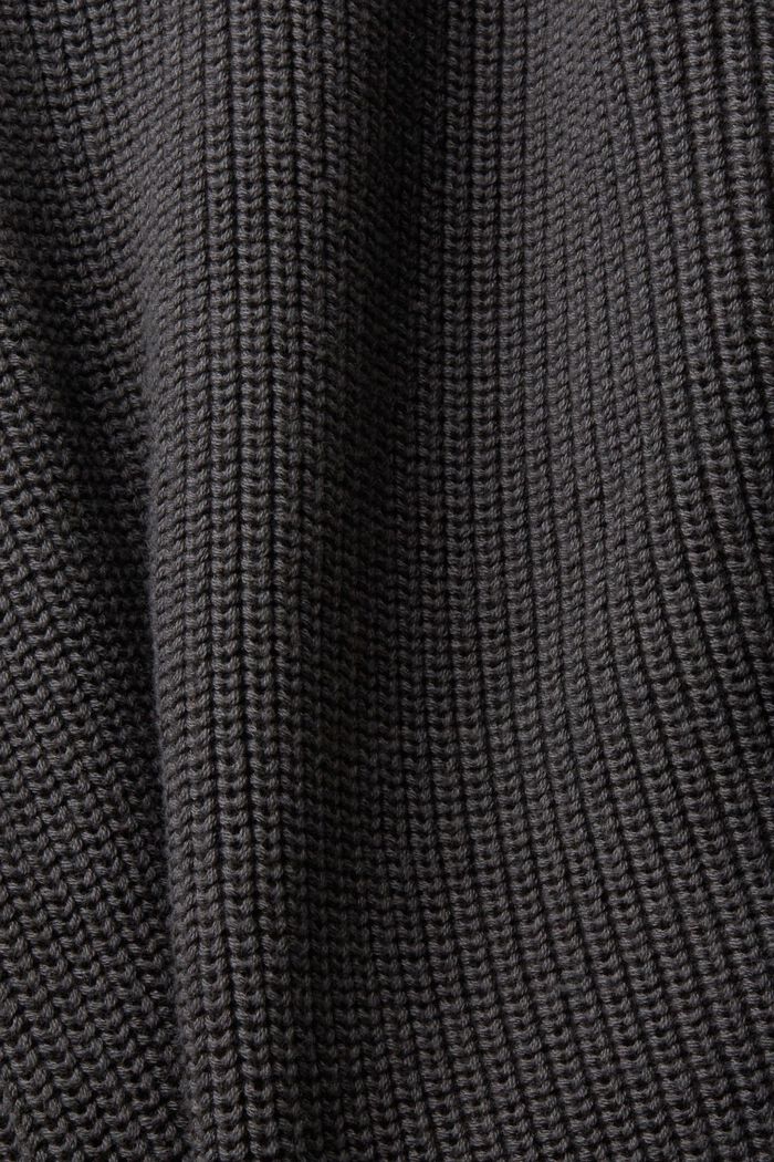 Pullover im Troyer-Style, DARK GREY, detail image number 6