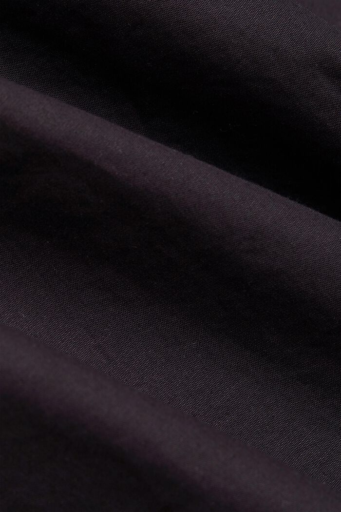 Hemd aus 100% Pima Bio-Baumwolle, BLACK, detail image number 4
