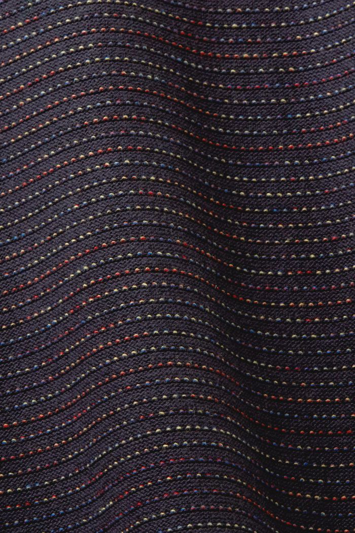 Bunter Streifenpullover aus Bio-Baumwolle, NAVY, detail image number 5
