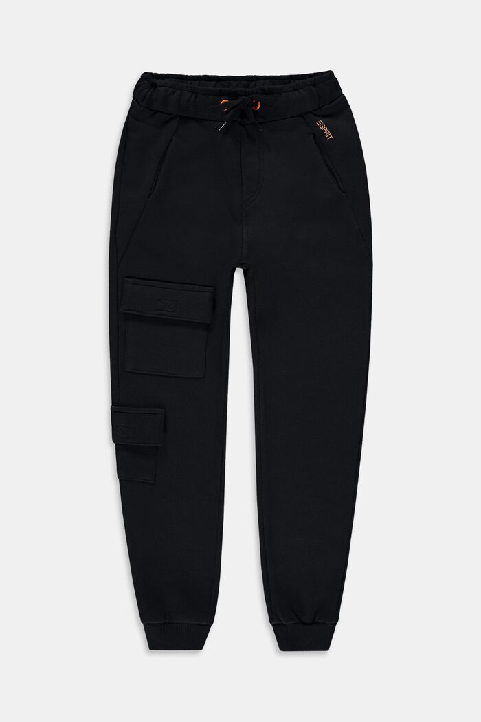 Jogg-Pants aus Baumwolle, BLACK, detail image number 0