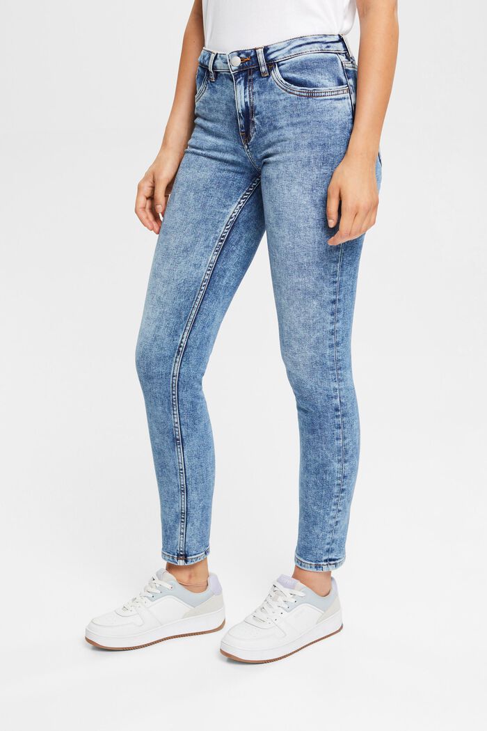 Elastische Slim-Fit Jeans, BLUE MEDIUM WASHED, detail image number 1