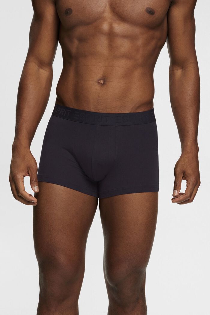 Kurze Herren-Shorts aus Baumwollstretch im Multipack, NAVY, detail image number 1